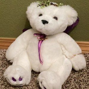 BeariFaries Aurora Purple 2001 Bear Vintage No Swing Tag Good Condition Plush